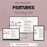Health & Safety Committee Activity Tracker Sheet | Excel and Google Sheets Template | Task Management | Compliance Tracker | Incident Log |