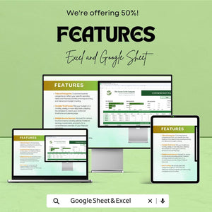 50% OFF - Custom Budget Planner Sheet - Excel & Google Sheets | Personalize Your Financial Plan | Monthly, Quarterly and Yearly Budgeting