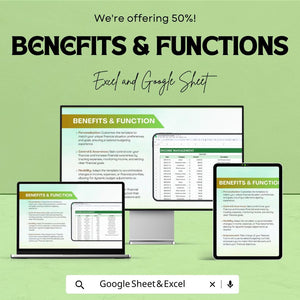 50% OFF - Custom Budget Planner Sheet - Excel & Google Sheets | Personalize Your Financial Plan | Monthly, Quarterly and Yearly Budgeting