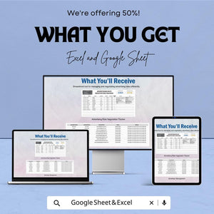Advertising Rate Negotiation Tracker Sheet | Excel and Google Sheets Template | Track Ad Pricing & Deals | Rate Negotiation Tool |