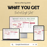 Travel and Accommodation Budget Sheet – Excel & Google Sheet Template – 2024 Travel Planning for Hotels and Businesses – Track Travel |