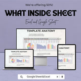 Sales Yearly Deal Value and Volume Tracker | Sales Deal Management | Excel & Google Sheets Template | Sales Performance Tracker | 50% Off