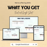 Multiple Project Task Tracker Sheet - Excel and Google Sheets Template | Manage Multiple Projects & Tasks | 2024 Project Tracker