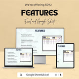 Multiple Project Task Tracker Sheet - Excel and Google Sheets Template | Manage Multiple Projects & Tasks | 2024 Project Tracker