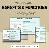 Marketing Project Roadmap Sheet | Excel & Google Sheets Template | Campaign Planning, Goal Setting, Milestone Tracking | 50% Off