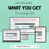 Hotel Utilities Budget Sheet - Excel and Google Sheet - 2025 Financial Planning for Hotels - Track Utilities & Operational Costs |