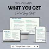 Engineering Project Plan Sheet | Excel & Google Sheets Template | Project Budgeting, Timeline Management, Task Assignment |