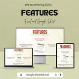 Budget Bill Sheet – Excel & Google Sheets Template for Efficient Budgeting – 50% Off