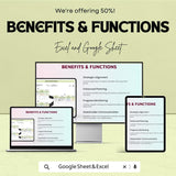 Annual Project Roadmap Sheet | Google Sheets Template | Project Planning, Goal Setting, Milestone Tracking, Timeline Visualization |