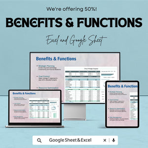 3-Year IT Budget Sheet | Excel & Google Sheet Template | IT Financial Management | IT Expense Tracker | Flexible Budget Forecasting