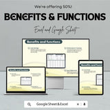 Finance Interest Rate Impact Calculator – Excel and Google Sheets Template for Loan & Investment Analysis – 50% Off