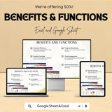 Debt Pay-Off Calculator Sheet – Excel & Google Sheets Template for Debt Management – 50% Off