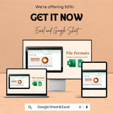 Time Management Doughnut Chart Sheet – Excel & Google Sheets Template for Efficient Task Scheduling, Time Allocation,