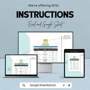 Software Development and Licensing Terms Schedule Sheet - Excel & Google Sheets Template - Project Management Tracker - 50% Off -