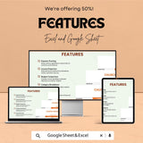 Simple Church Budget Sheet - Excel & Google Sheets Template for Church Fund Management and Financial Planning